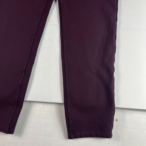 Spanx Pants Women's 36x28* Ponte Slim Straight High Rise Purple Stretch Tag XXL - Picture 5 of 16